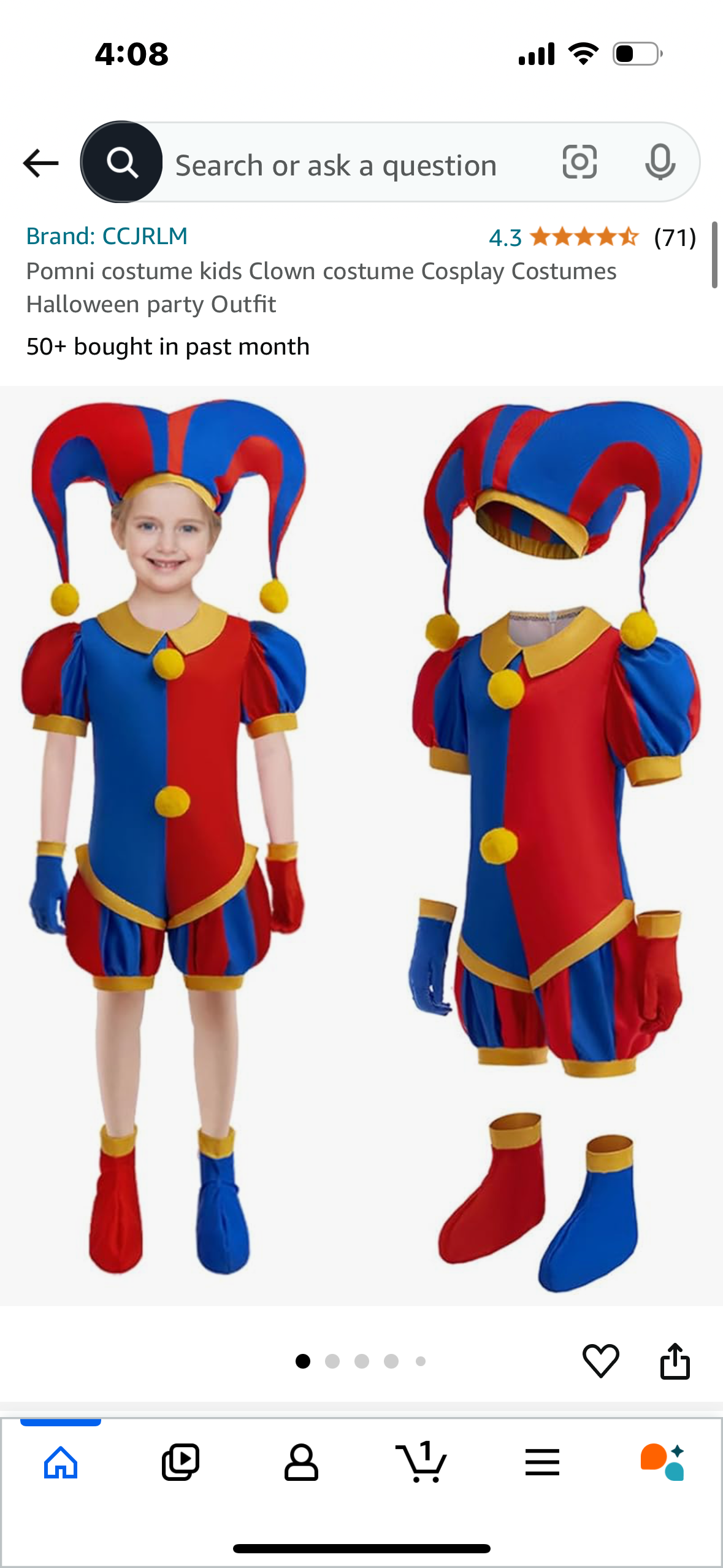 Pomni costume kids Clown costume Cosplay Costumes Halloween party Outfit