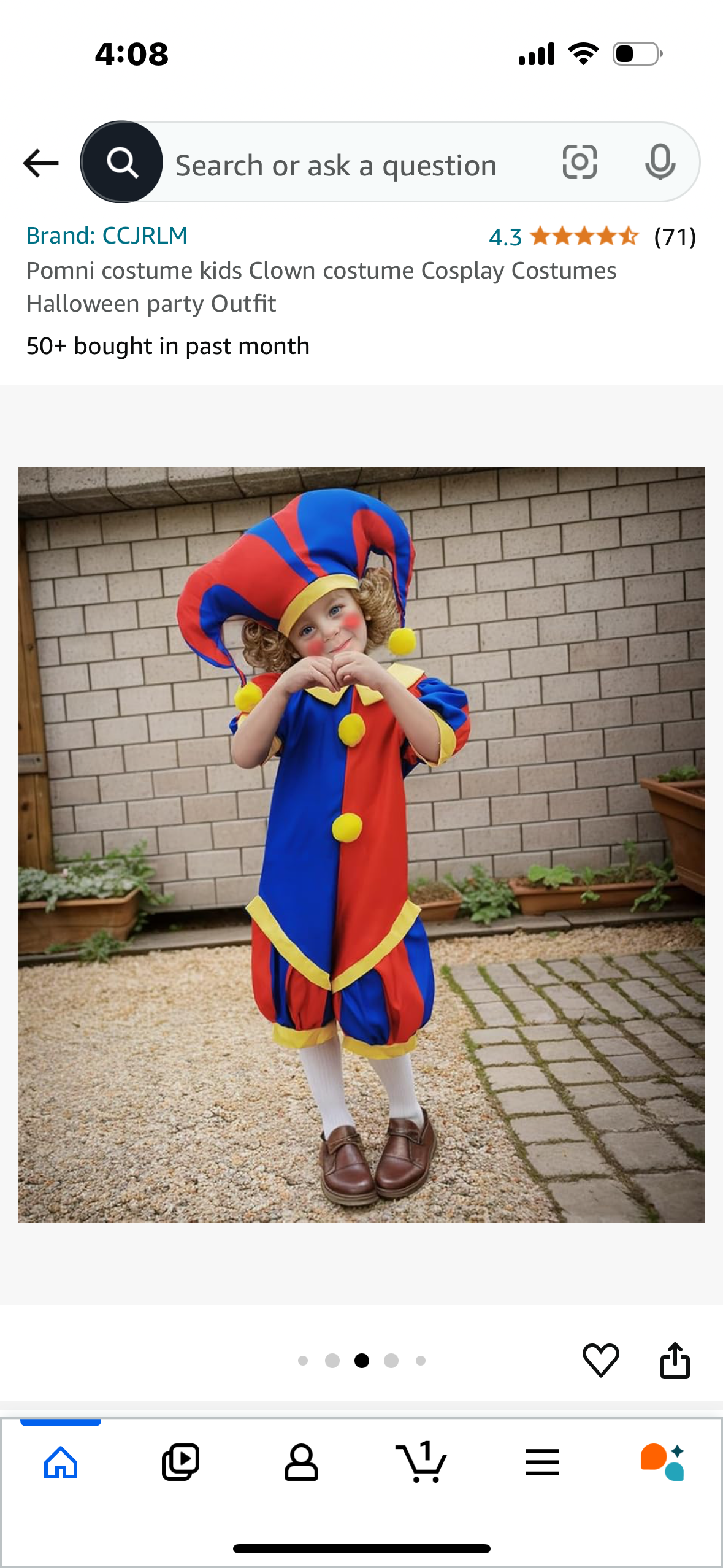 Pomni costume kids Clown costume Cosplay Costumes Halloween party Outfit