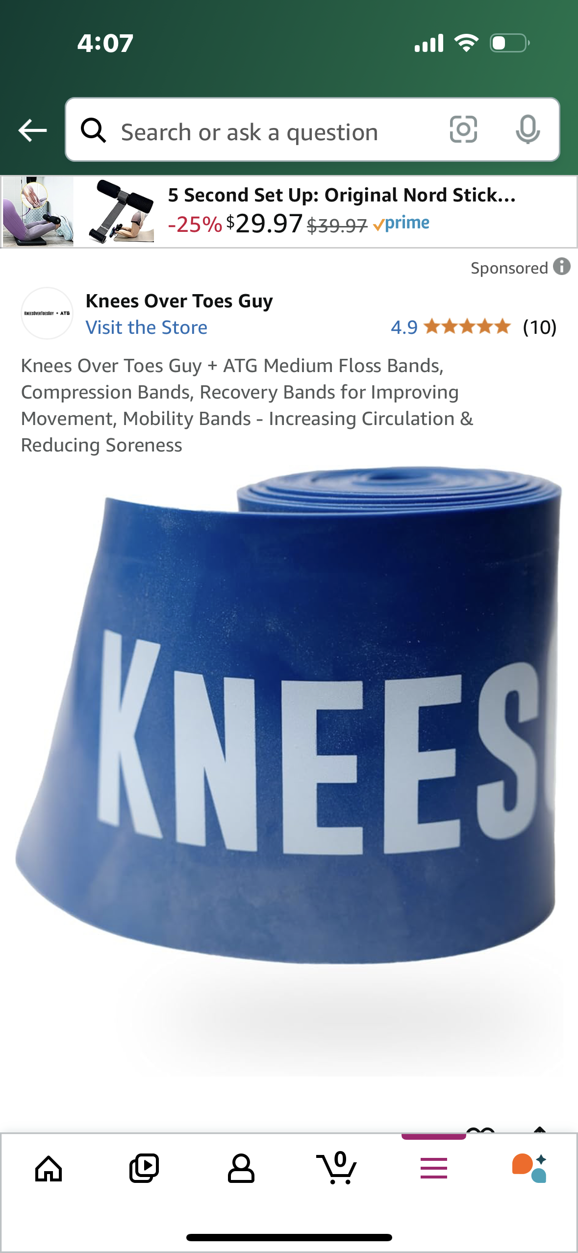 Knees Over Toes Guy + ATG Medium Floss Bands, Compression Bands, Recovery Bands for Improving Movement, Mobility Bands - Increasing Circulation & Reducing Soreness