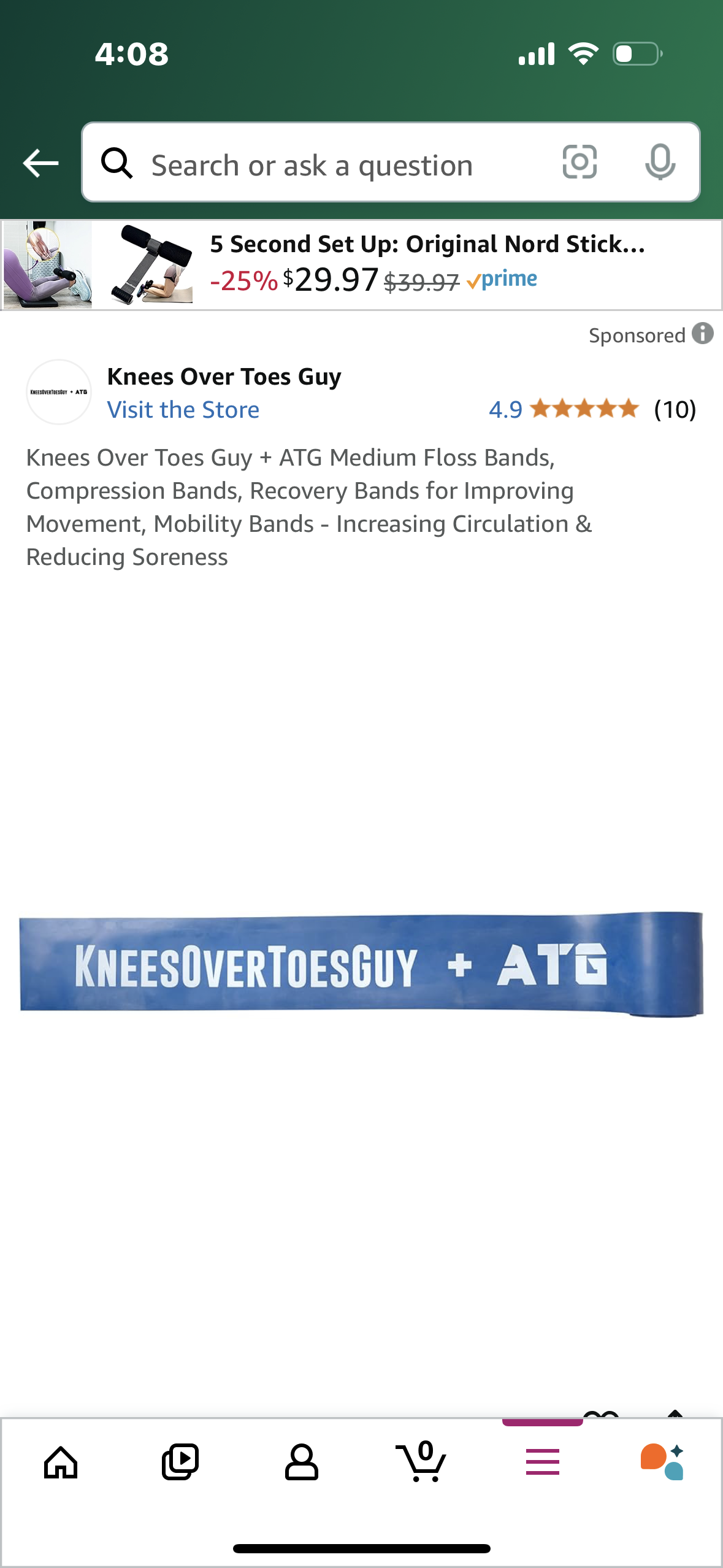 Knees Over Toes Guy + ATG Medium Floss Bands, Compression Bands, Recovery Bands for Improving Movement, Mobility Bands - Increasing Circulation & Reducing Soreness