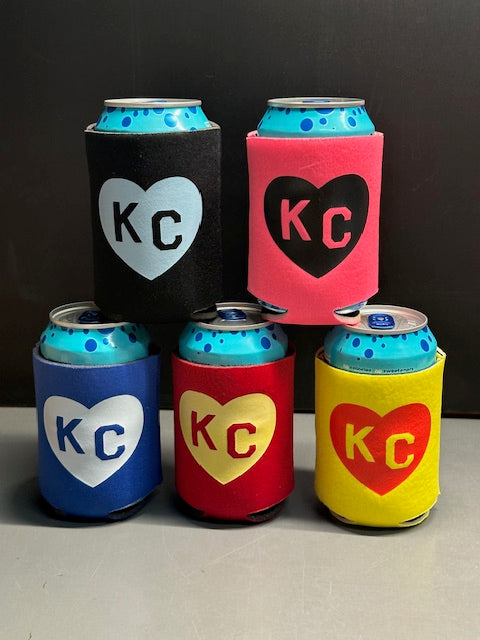 5-Pack Kansas City Heart Collection - Can Cooler Koozies