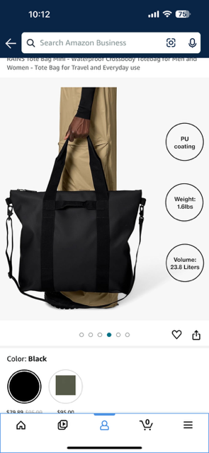 RAINS Tote Bag Waterproof