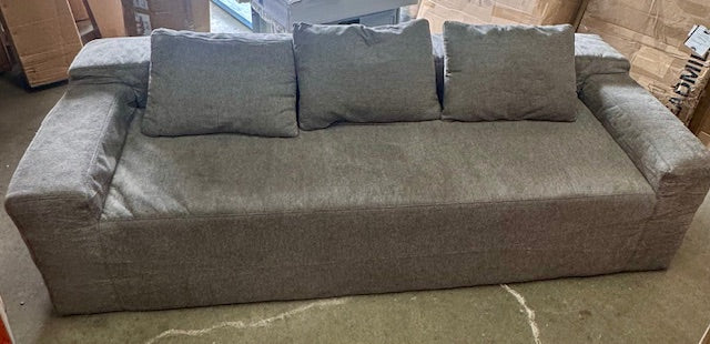 Gray 3-Seater Sofa