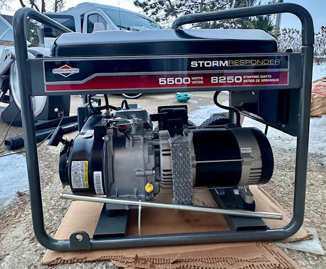 Briggs & Stratton 5500 Watt Gasoline Portable Generator With Cord Set