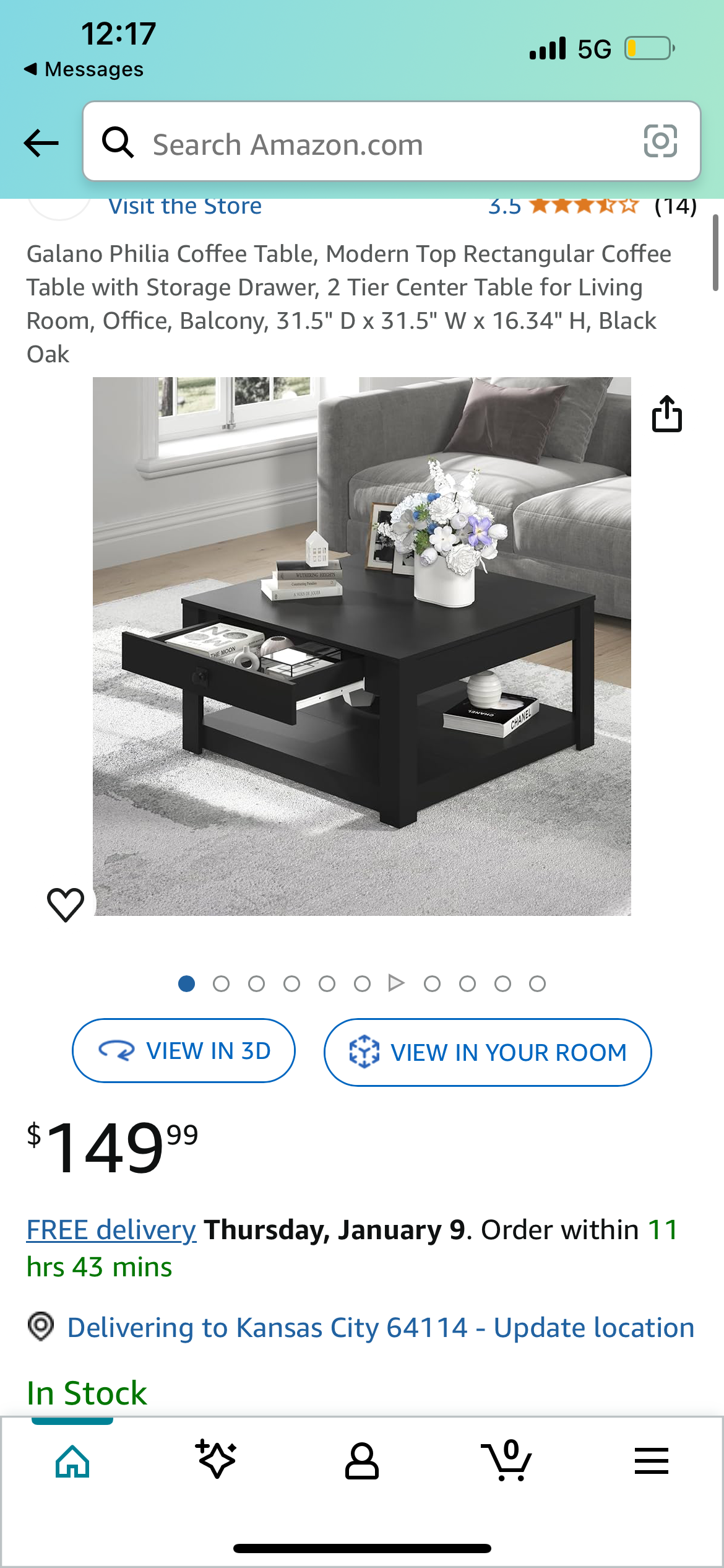 Large Coffee Table With Storage