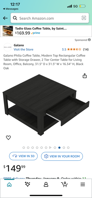 Large Coffee Table With Storage