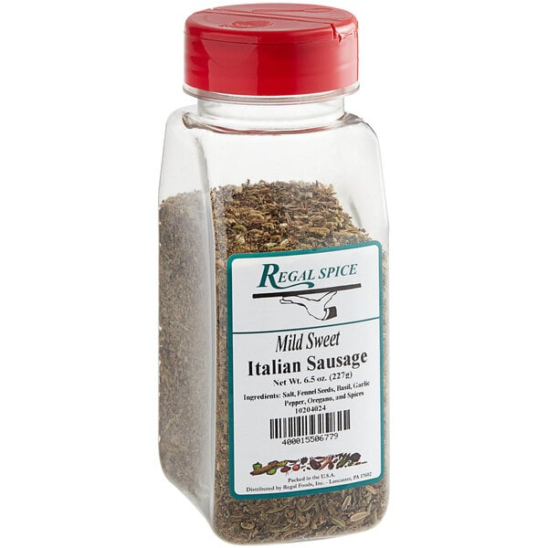 Regal Spices 6.5 Ounce - Mild Sweet Italian Sausage Seasoning